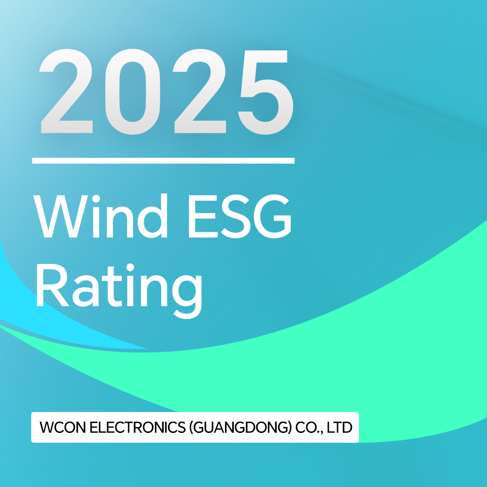Wcon Electronics atualiza para "A" na classificação Wind ESG! Práticas de sustentabilidade ganham reconhecimento significativo