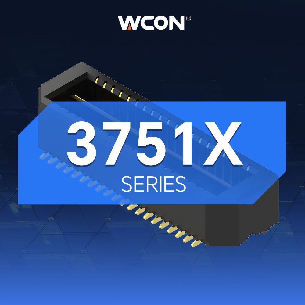 Conectores da série 3751X: Conectores placa a placa de alta velocidade com passo de 0,8 mm - além da densidade, velocidade superior