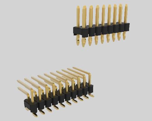 Cabeçalho de pinos de 2,54 mm