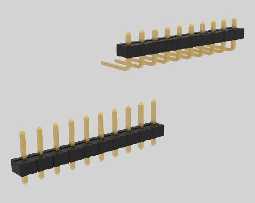 Cabeçalho de pinos de 5,08 mm