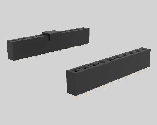 Cabeçalho fêmea de 5,08 mm