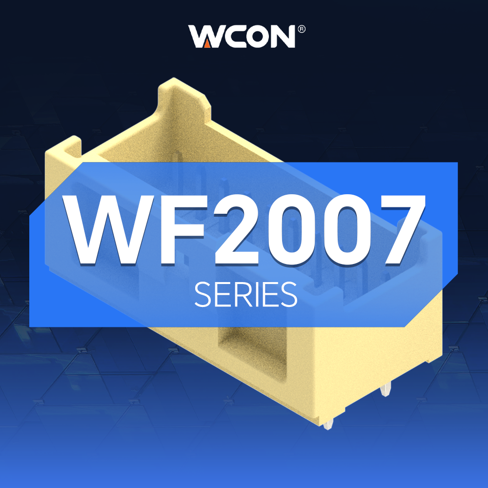 Conector da Série WF2007: Passo 2,0mm, Travamento Dupla, Design Robusto de Contato Duplo