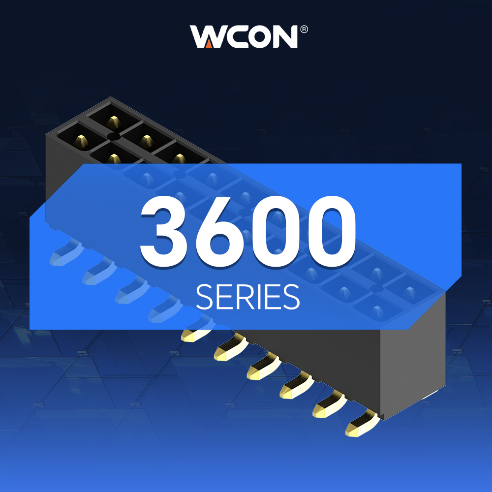 Conectores placa a placa da Série 3600 | Passo 2,54mm, versátil e confiável